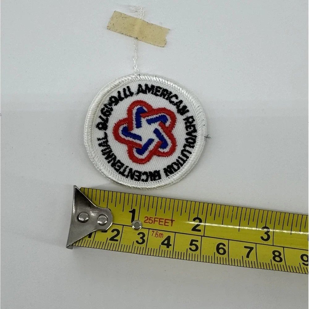 Vintage Bicentennial All American Revolution Patch Patriotic USA Sew On Badge